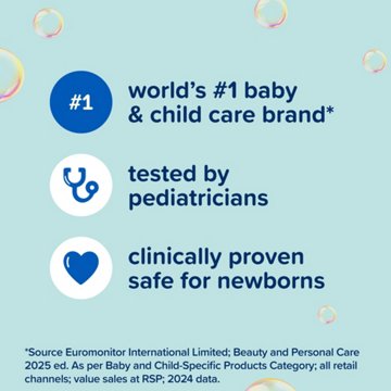 Johnson's Baby CottonTouch Newborn Wash & Shampoo, 13.6 oz