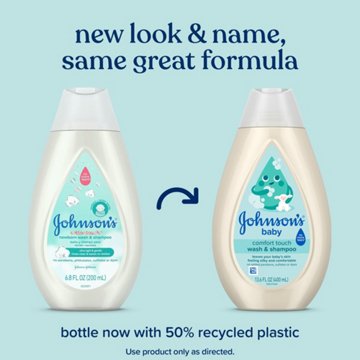 Johnson's Baby CottonTouch Newborn Wash & Shampoo, 13.6 oz