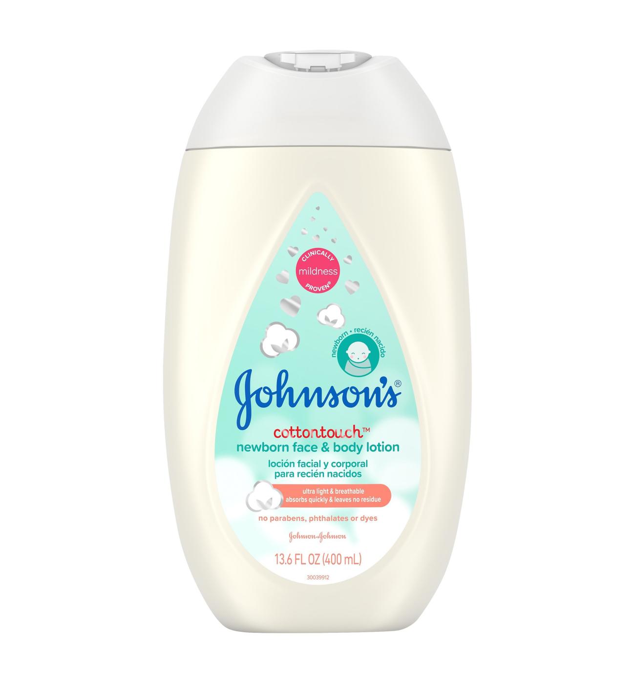 Johnson's CottonTouch Top-to-Toe Baby Bath 500ml 