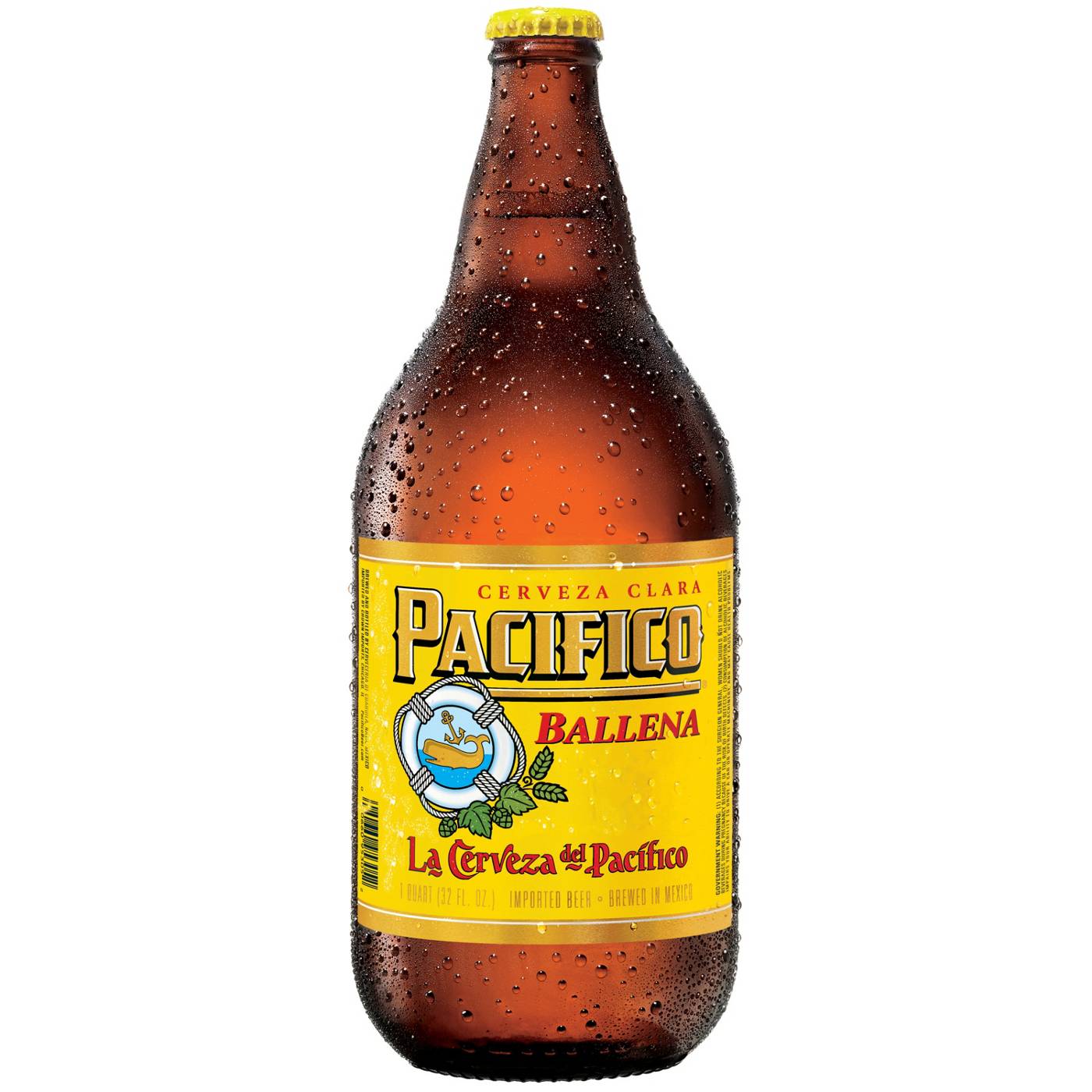 Pacifico Clara Ballena Mexican Lager Import Beer 32 oz Bottle; image 1 of 8