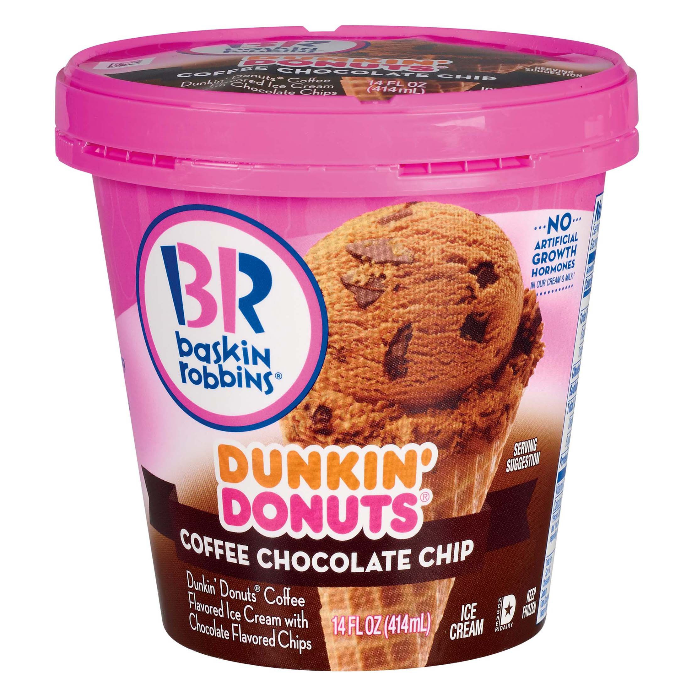 Baskin Robbins Dunkin' Donuts Coffee Chocolate Chip Ice