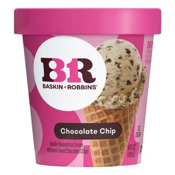 Baskin Robbins Chocolate Chip Ice Cream