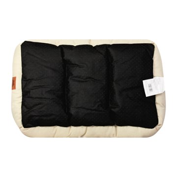 Snoozzy Soft Pet Bed - Cream & Tan, 24"x18"