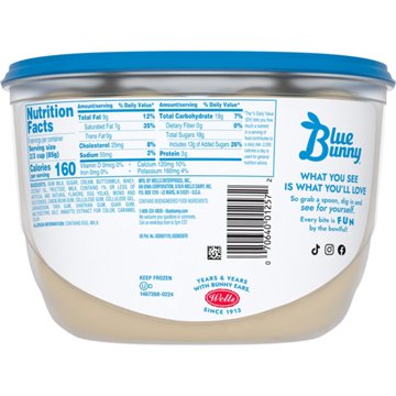 Blue Bunny Homemade Vanilla Frozen Dessert