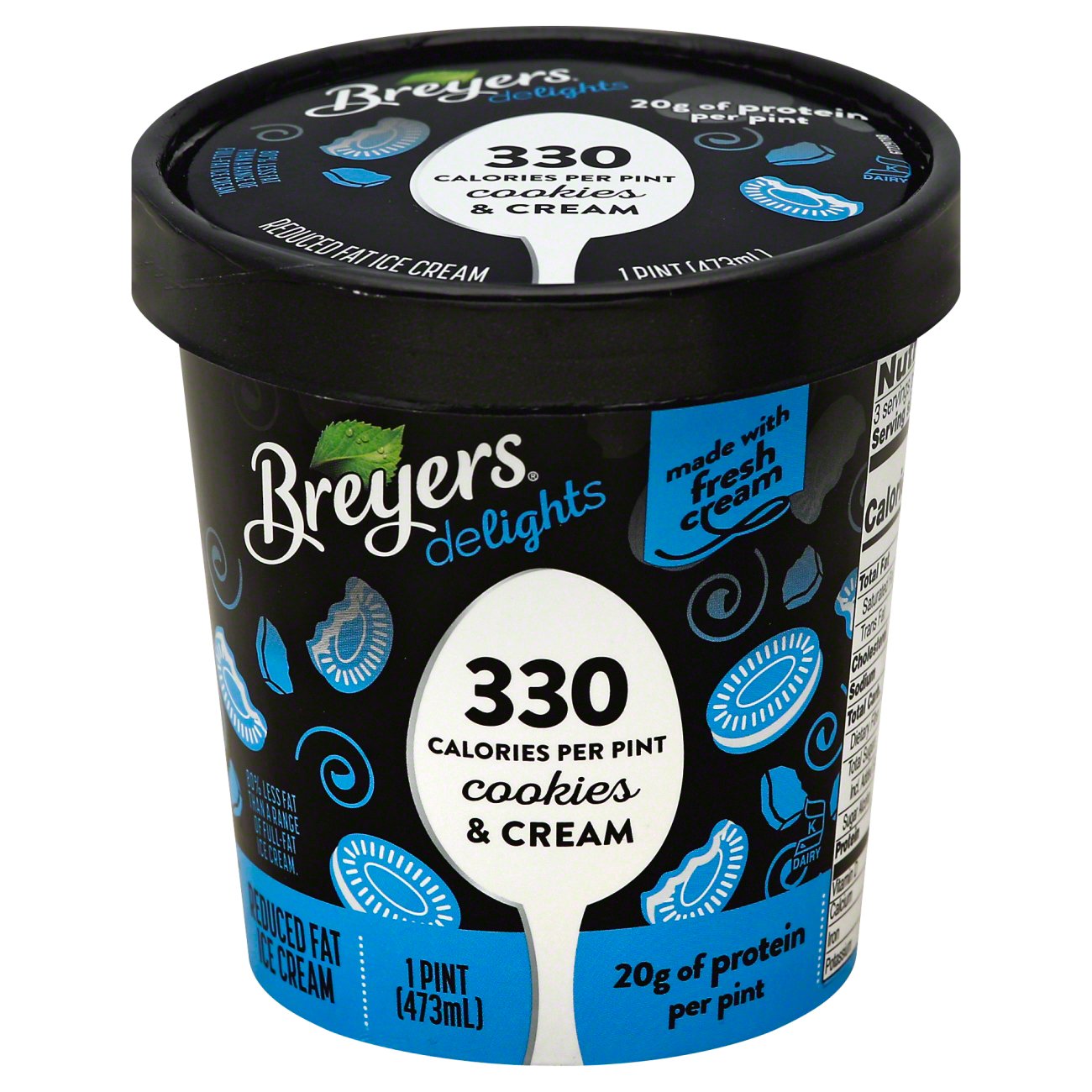 breyers cookies and cream ice cream