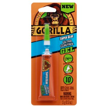 Gorilla Ultra Control Super Glue, 15 oz