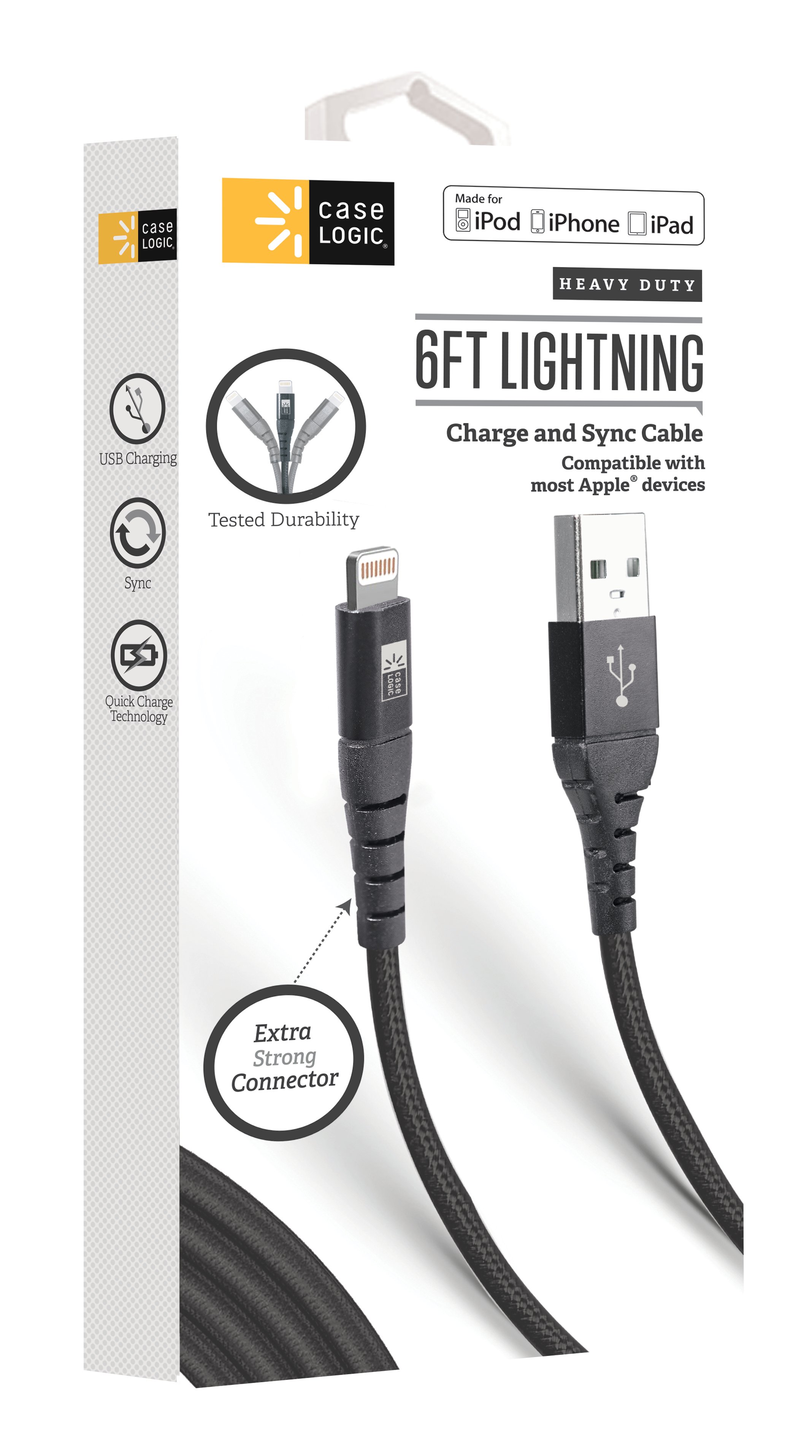 Case Logic iPhone Black Lightning Cable Shop Phone chargers at HEB