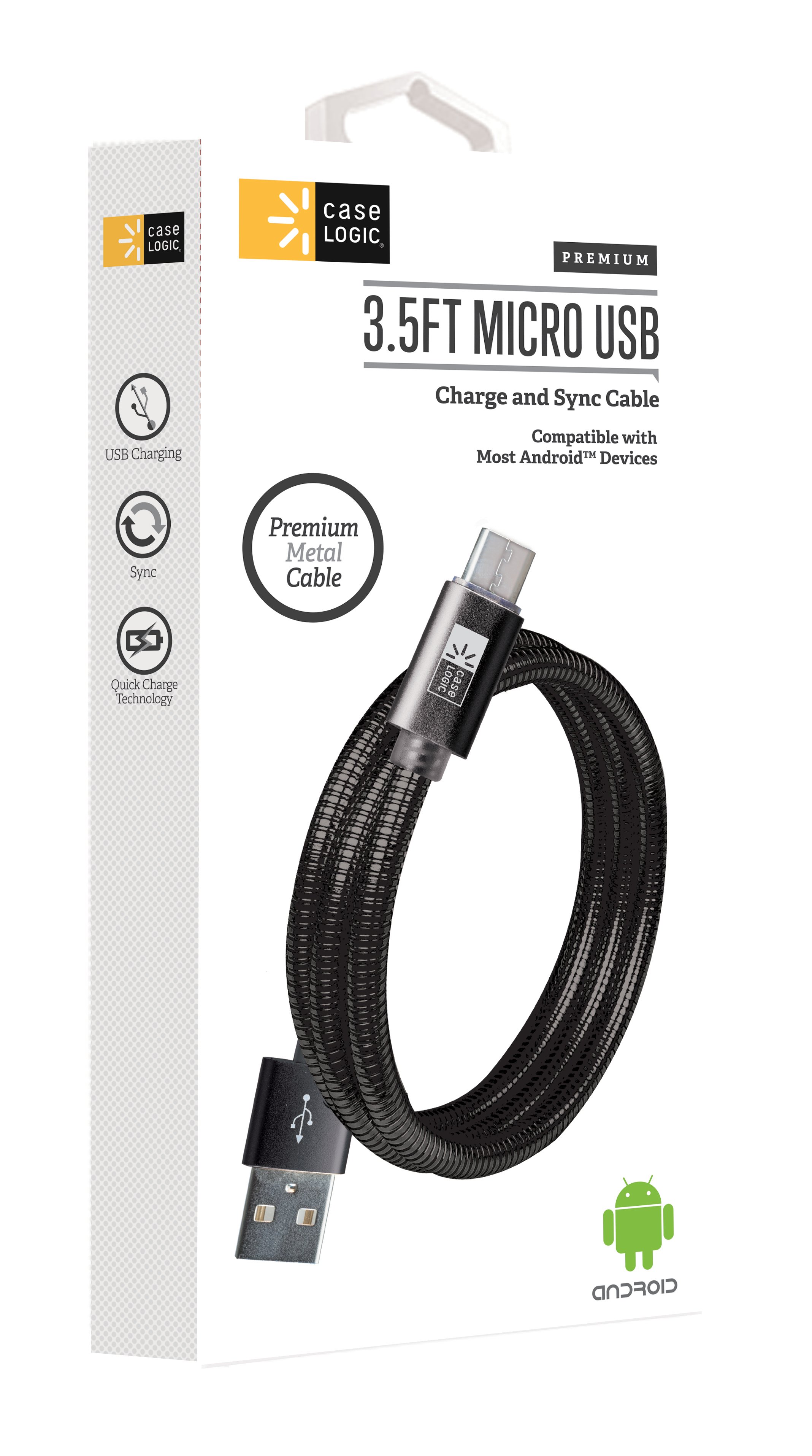 Case Logic Micro Usb Cable Shop Phone Chargers at HEB