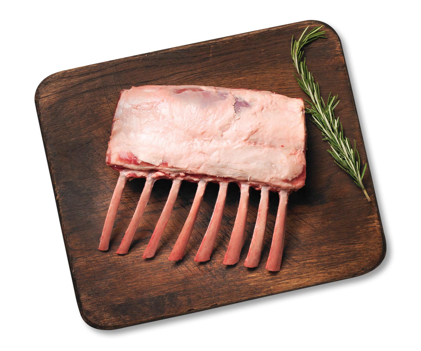 Natural Cap-Off Frenched Lamb Rib Rack, 8 Rib, Serves 2 to 4 | Central ...