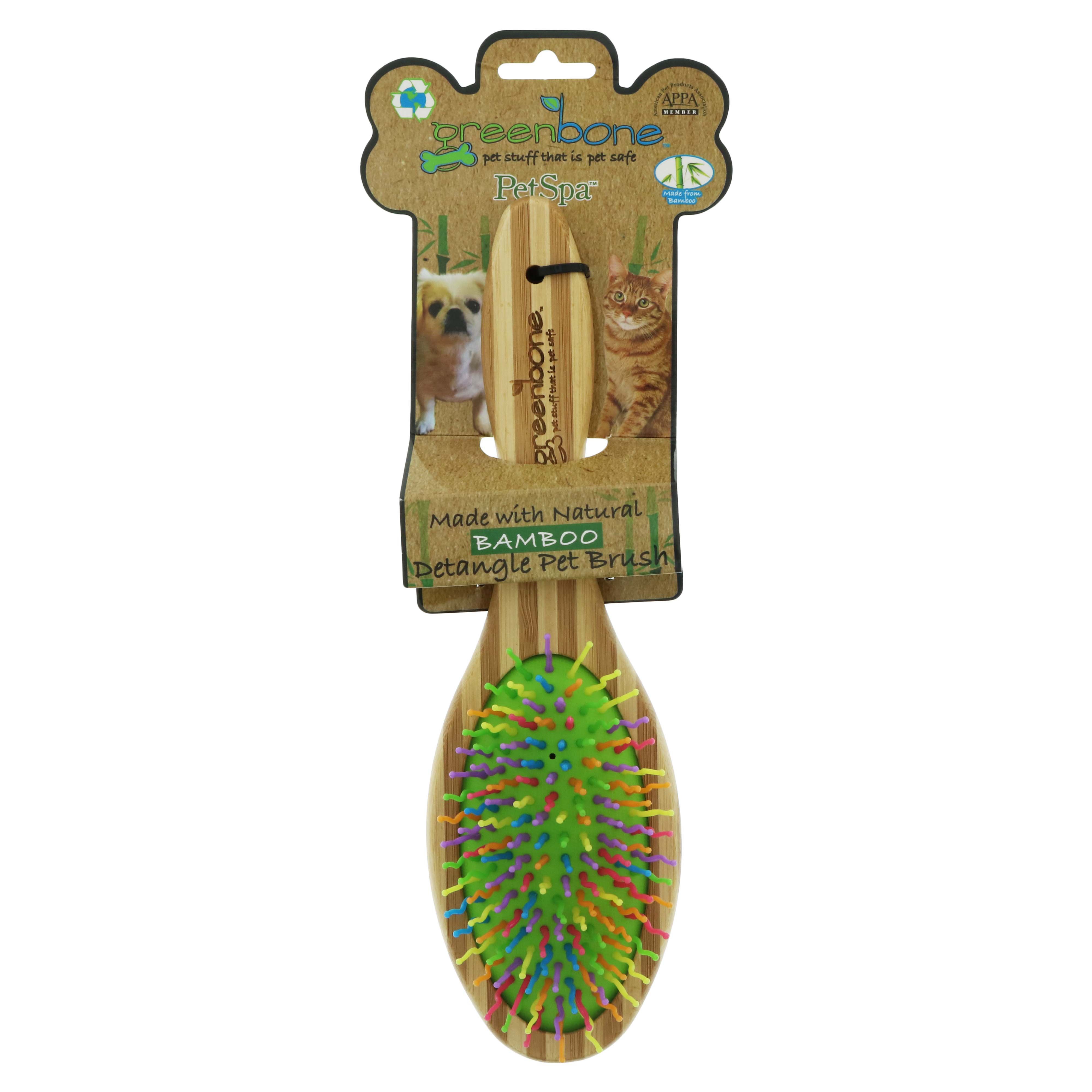 Greenbone Bamboo Detangle Pet Brush Shop Dogs at HEB