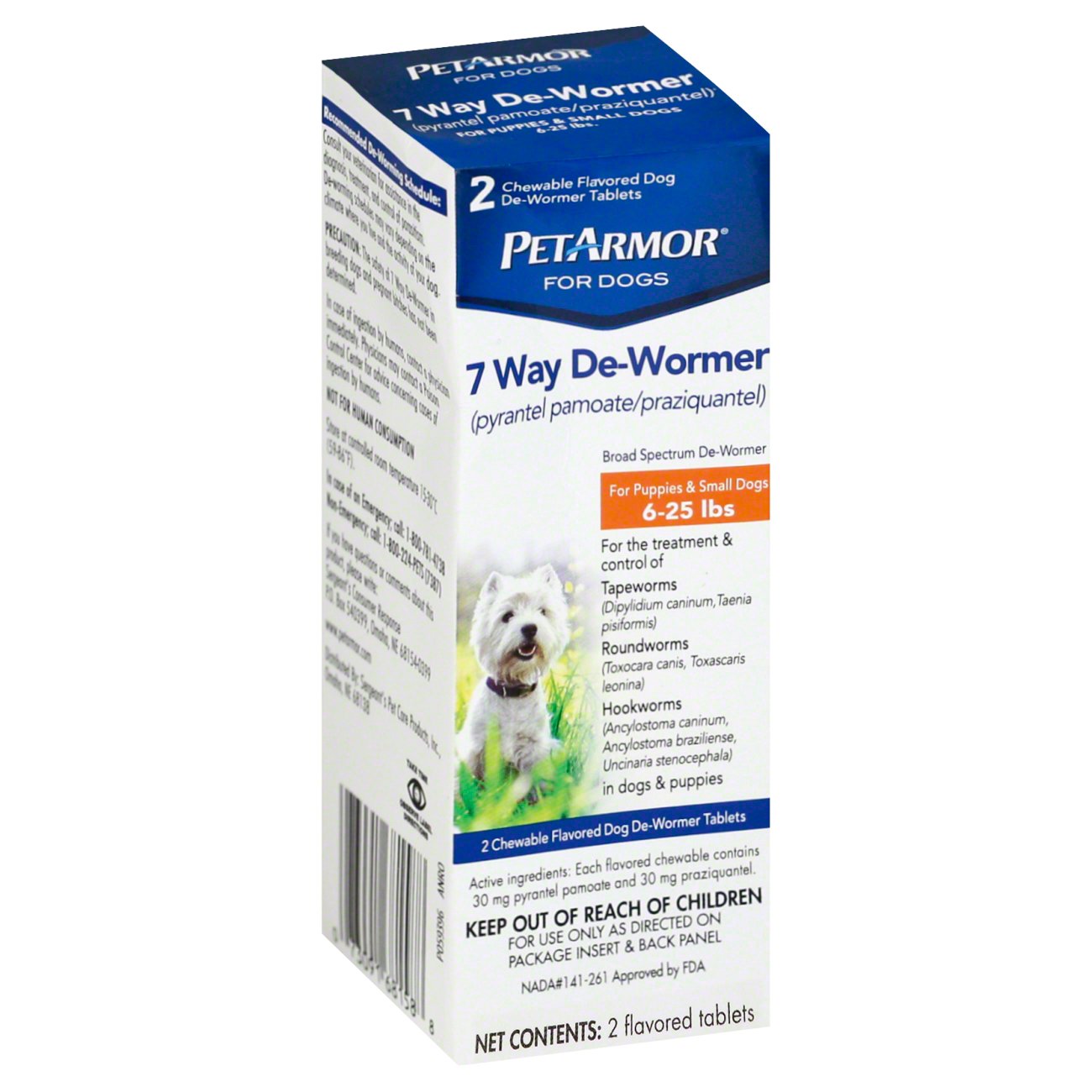 petarmor 7 way dewormer for puppies