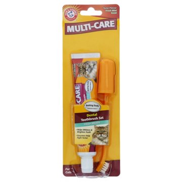 Arm & Hammer Cat Multi Care Dental Toothbrush Set, EACH