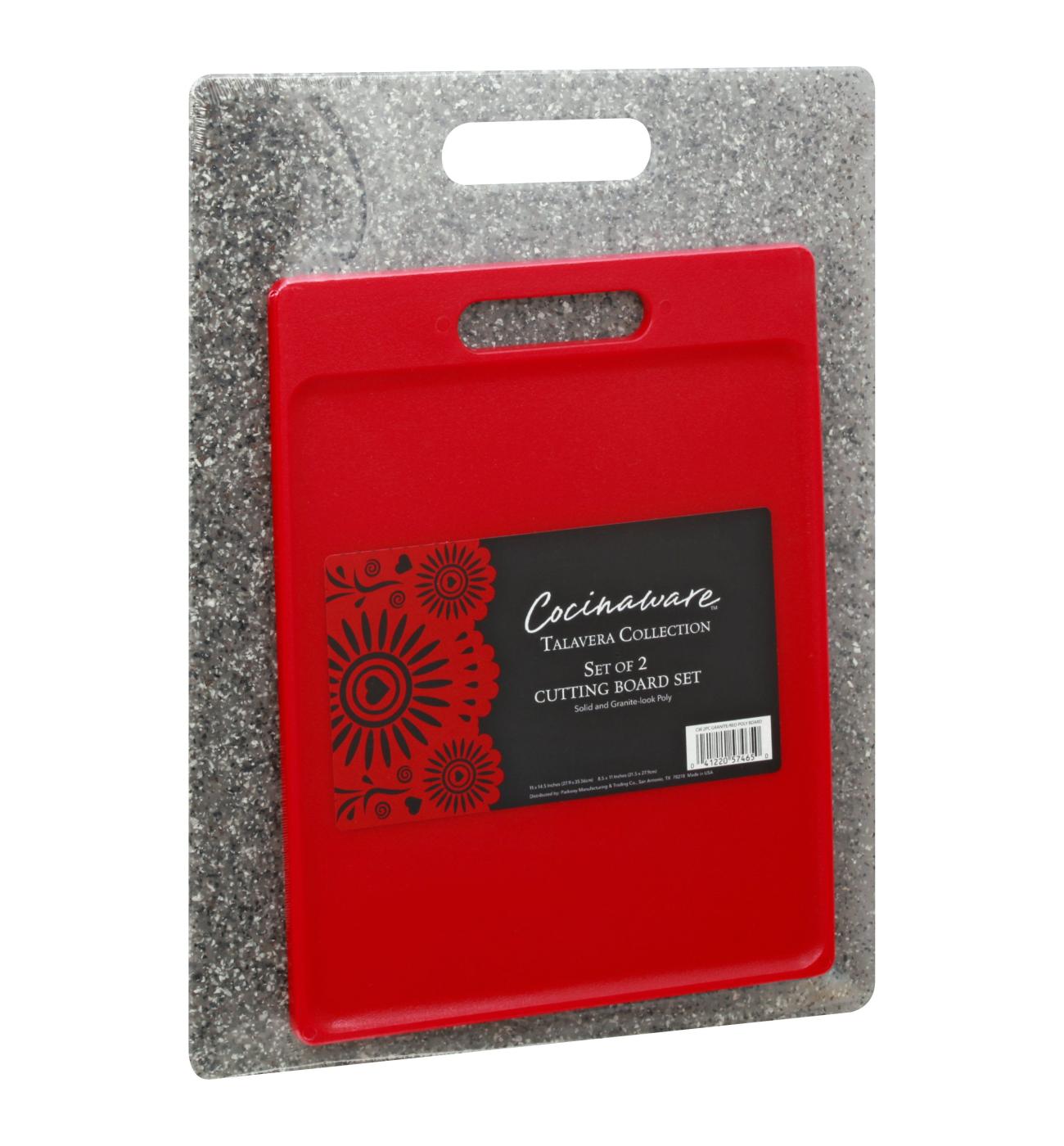 Cocinaware Talavera Collection Cutting Board Set; image 2 of 2