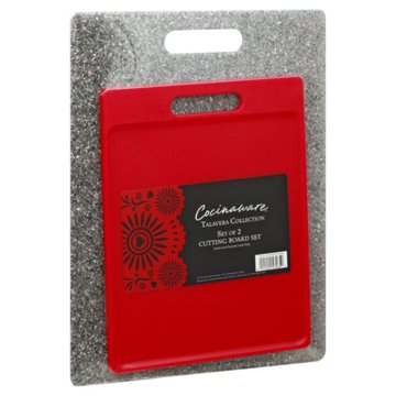 Cocinaware Talavera Collection Cutting Board Set, 2 ct