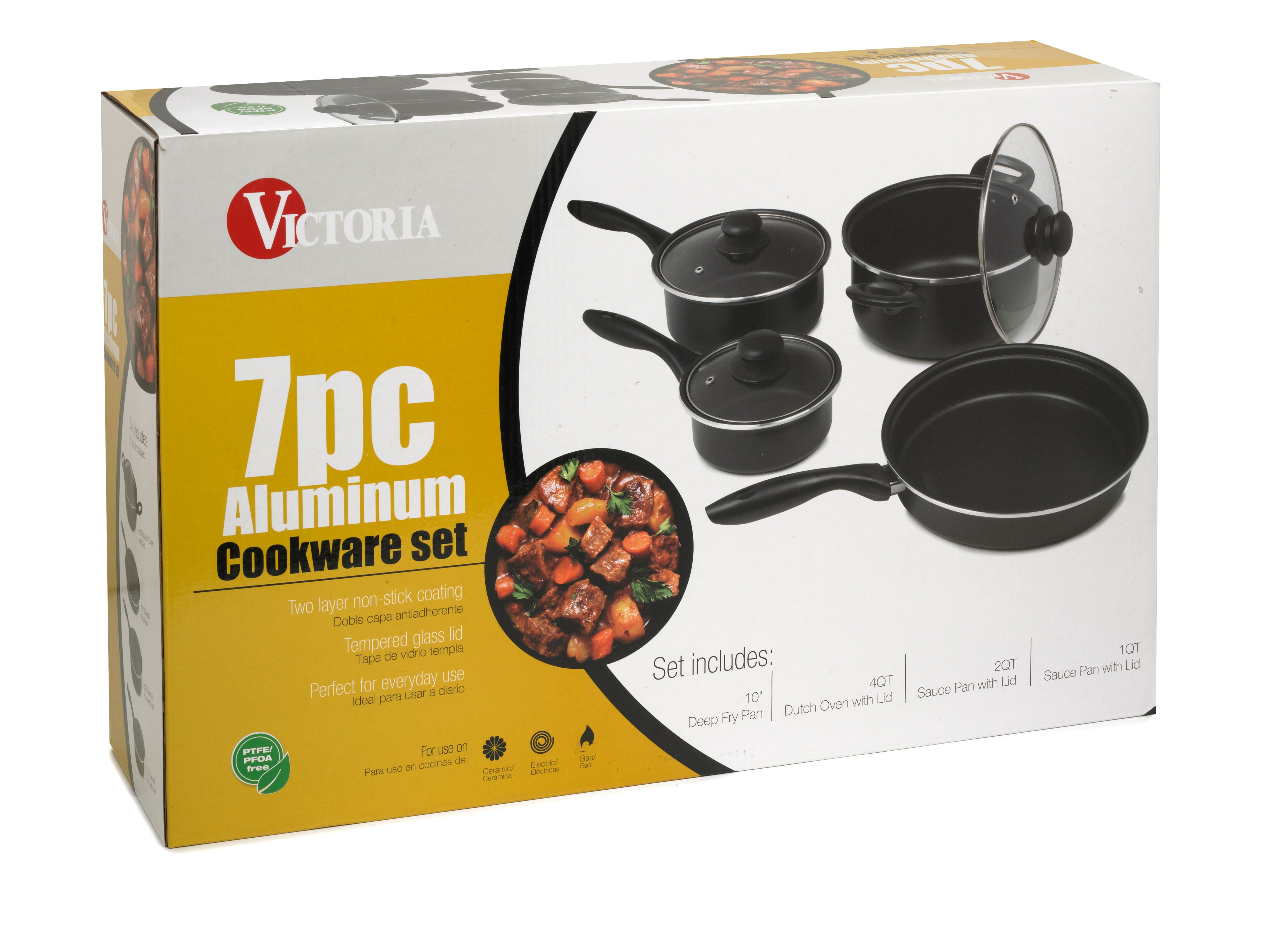 Victoria Nonstick Cookware Set Shop Cookware at HEB
