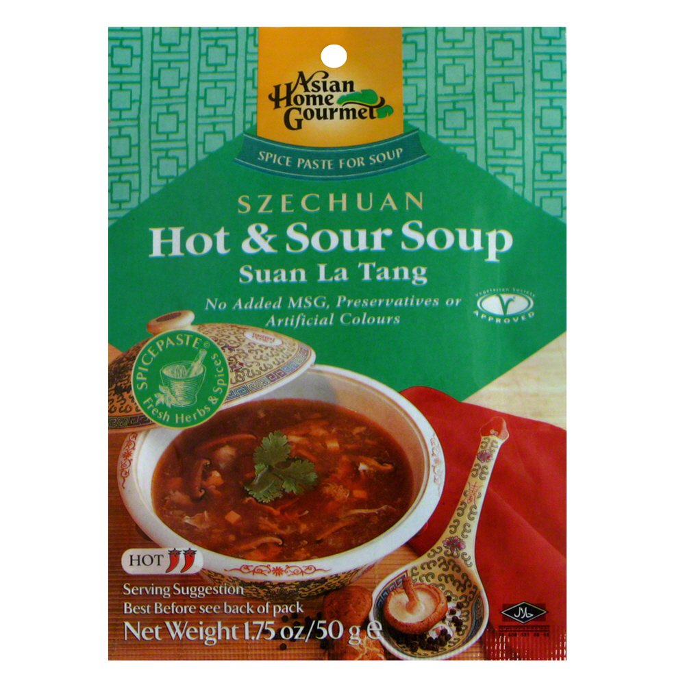 Asian Home Gourmet Szechuan Hot Sour Soup Shop Spice Mixes At H E B   002238180