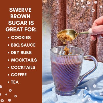Swerve Keto-Friendly Brown Zero Calorie Sweetener, 12 oz