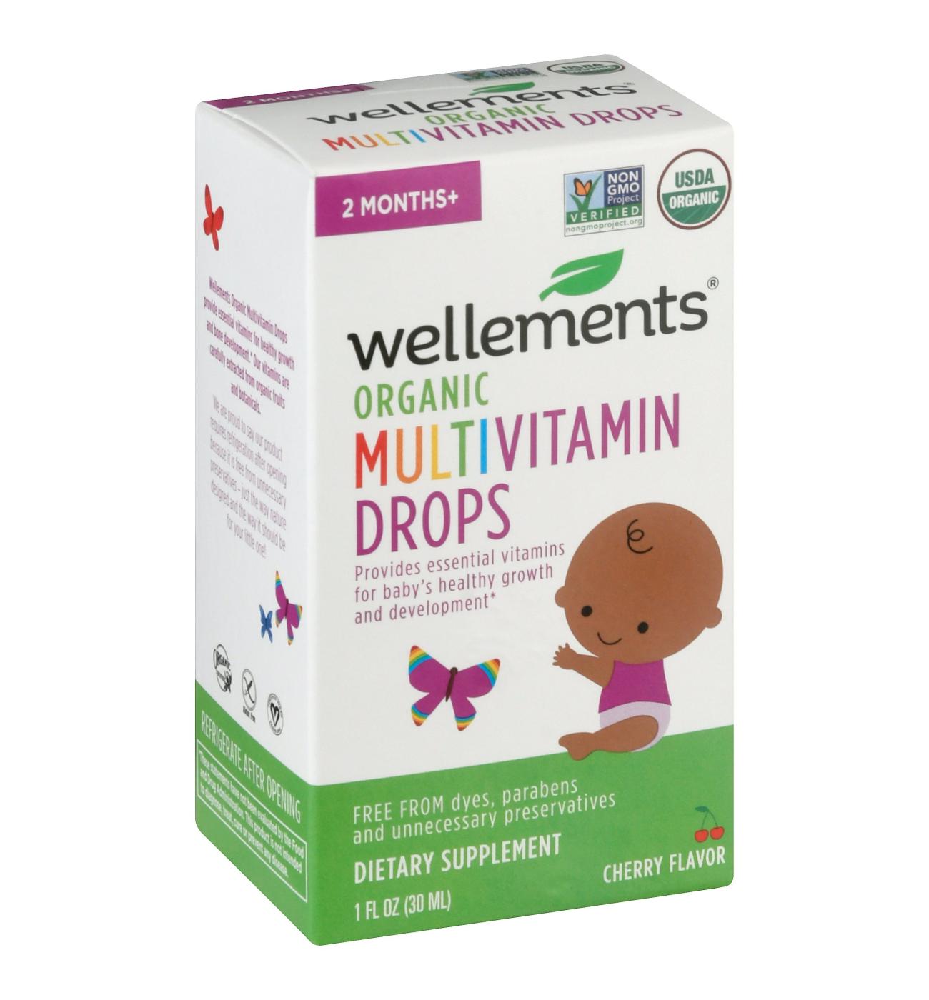 Wellements Organic Multivitamin Drops; image 1 of 2