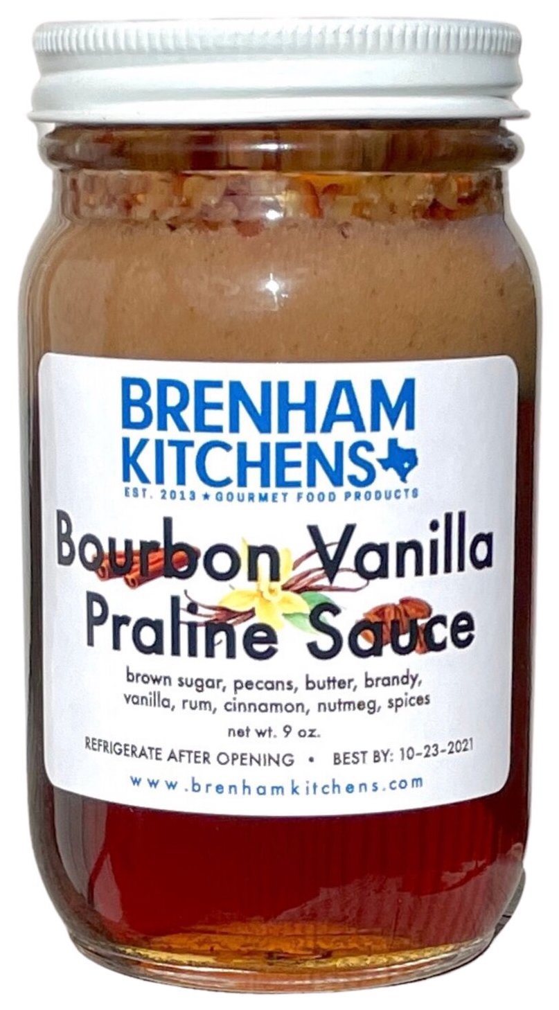 Brenham Kitchens Bourbon Vanilla Praline Sauce Shop at HEB
