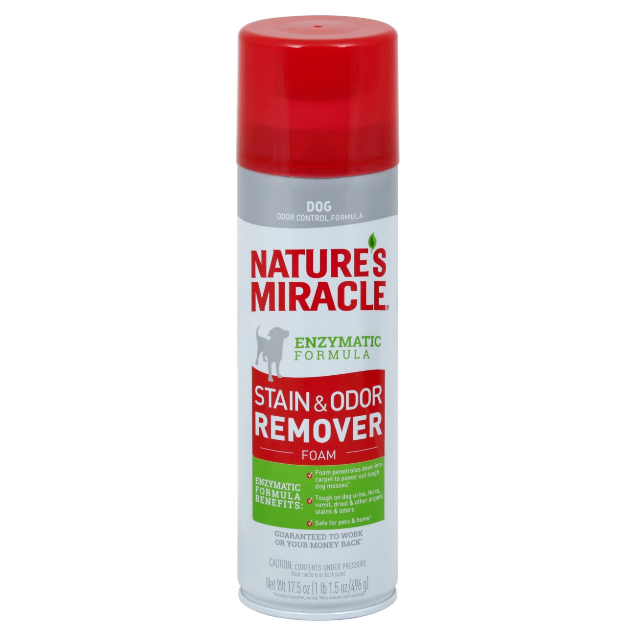 Nature's Miracle Dog Stain & Odor Remover Foam Spray Shop Cleanup