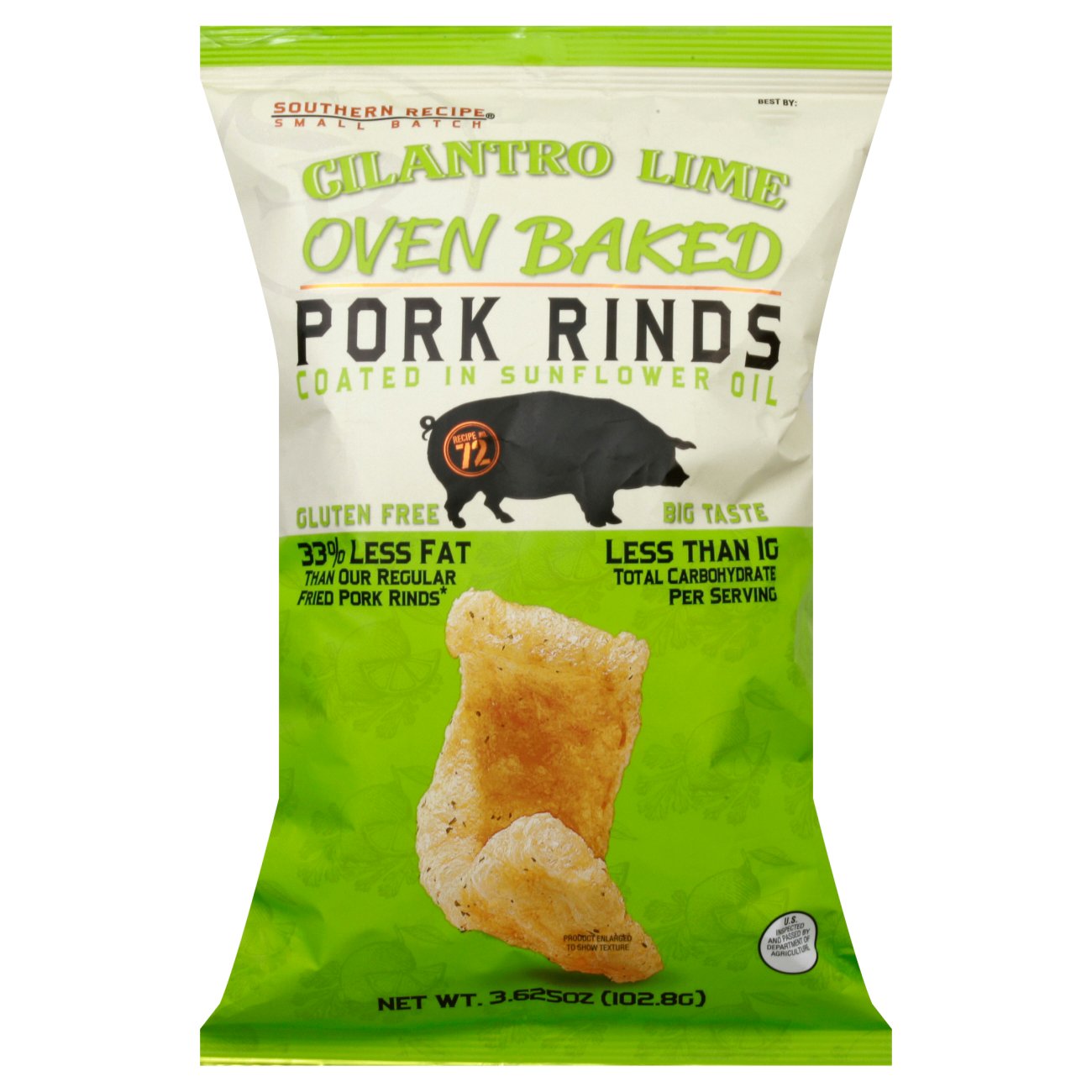 Southern Recipe Oven Baked Cilantro Lime Pork Rinds Shop Chips At H E B