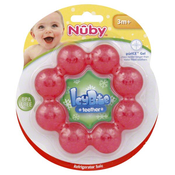 nuby soothing teether icybite