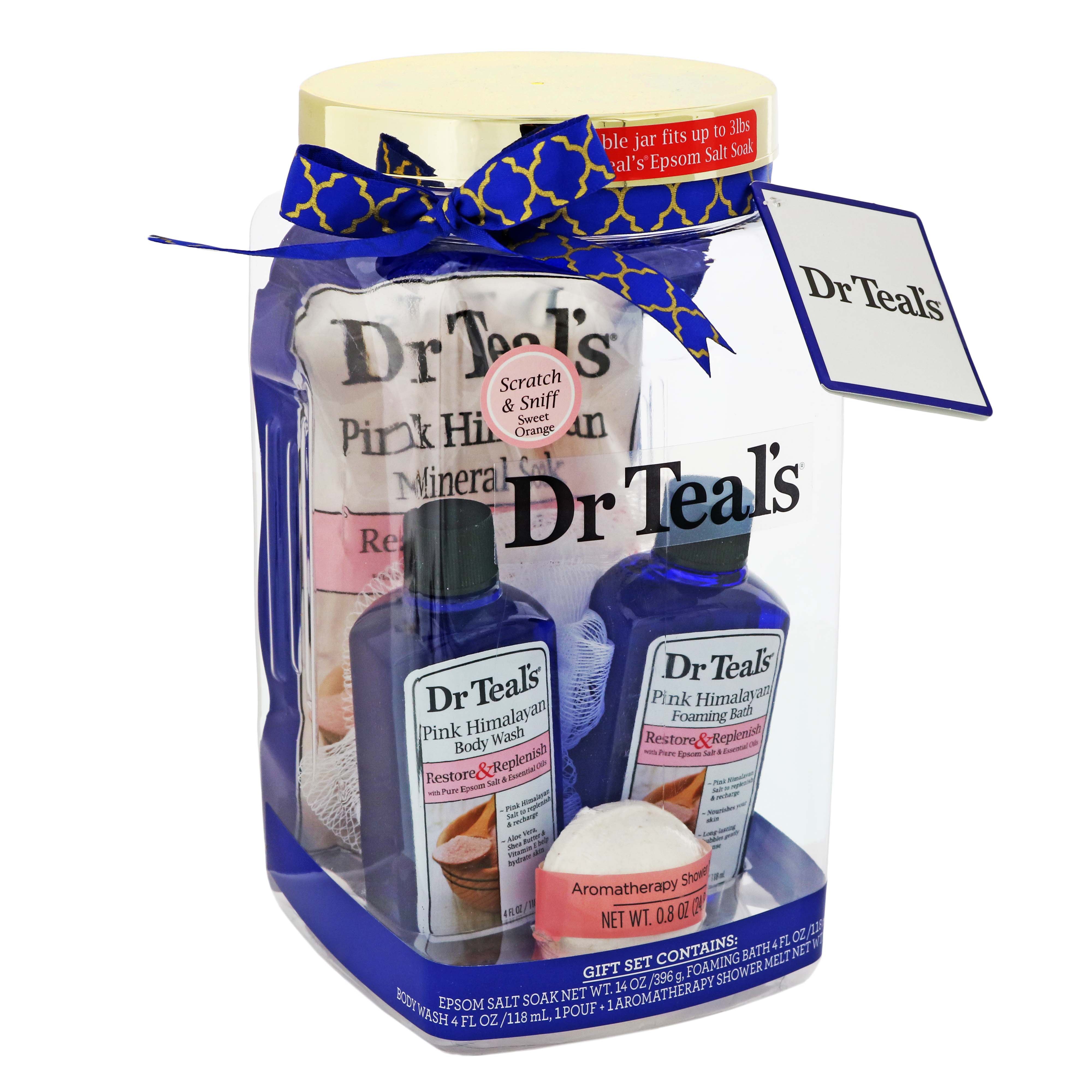 Dr Teal's Gift Set Pink Himalayan Shop Bath & Skin Care Sets at HEB