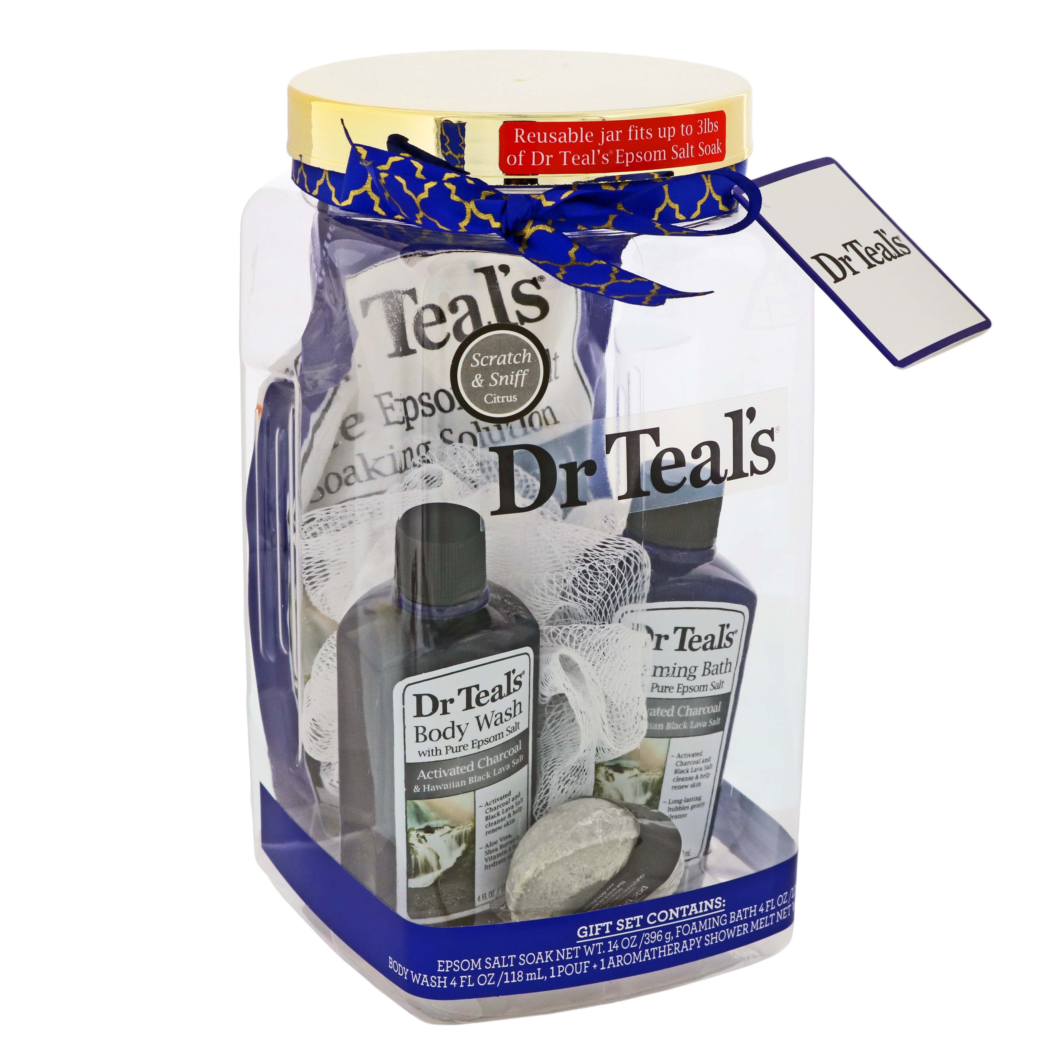 Dr Teal's Gift Set Charcoal Shop Bath & Skin Care Sets at HEB