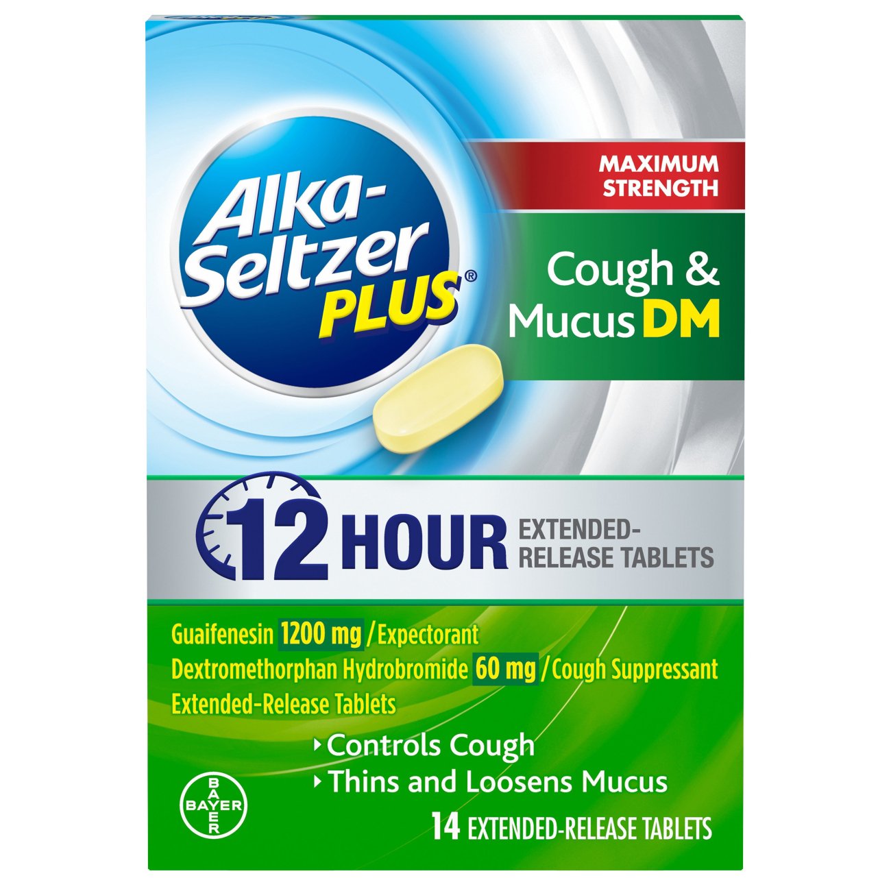 Alka Seltzer Plus Maximum Strength Cough Mucus Dm Shop Cough Cold Flu At H E B