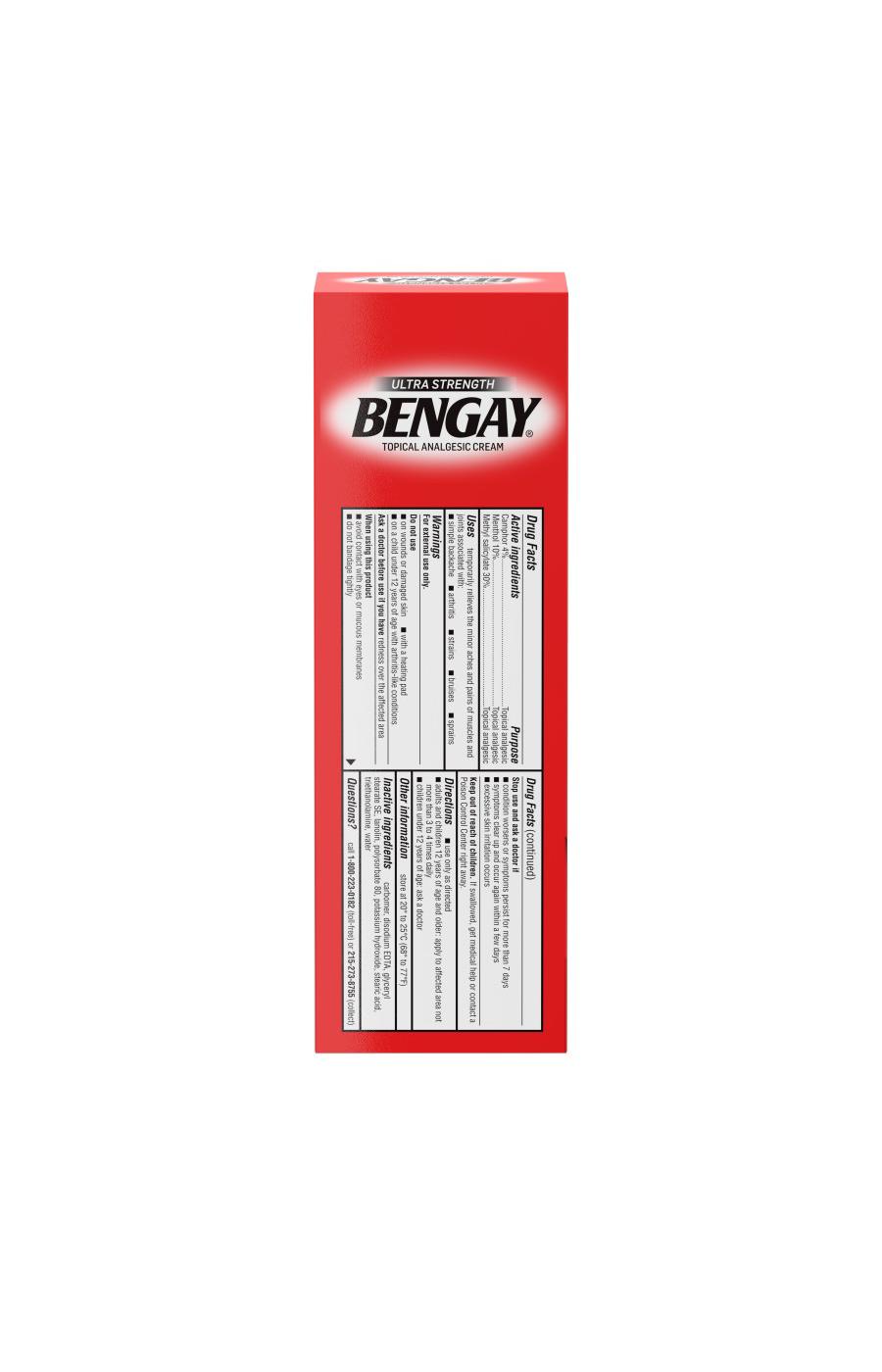 Bengay Ultra Strength Cream; image 4 of 7