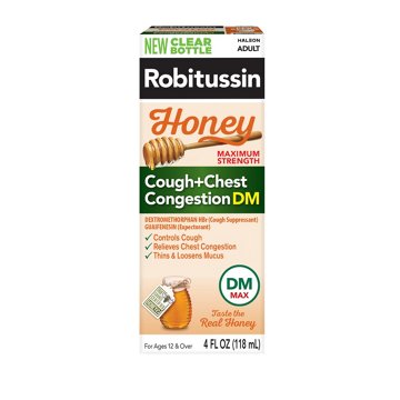 Robitussin Maximum Strength Honey Cough + Chest Congestion