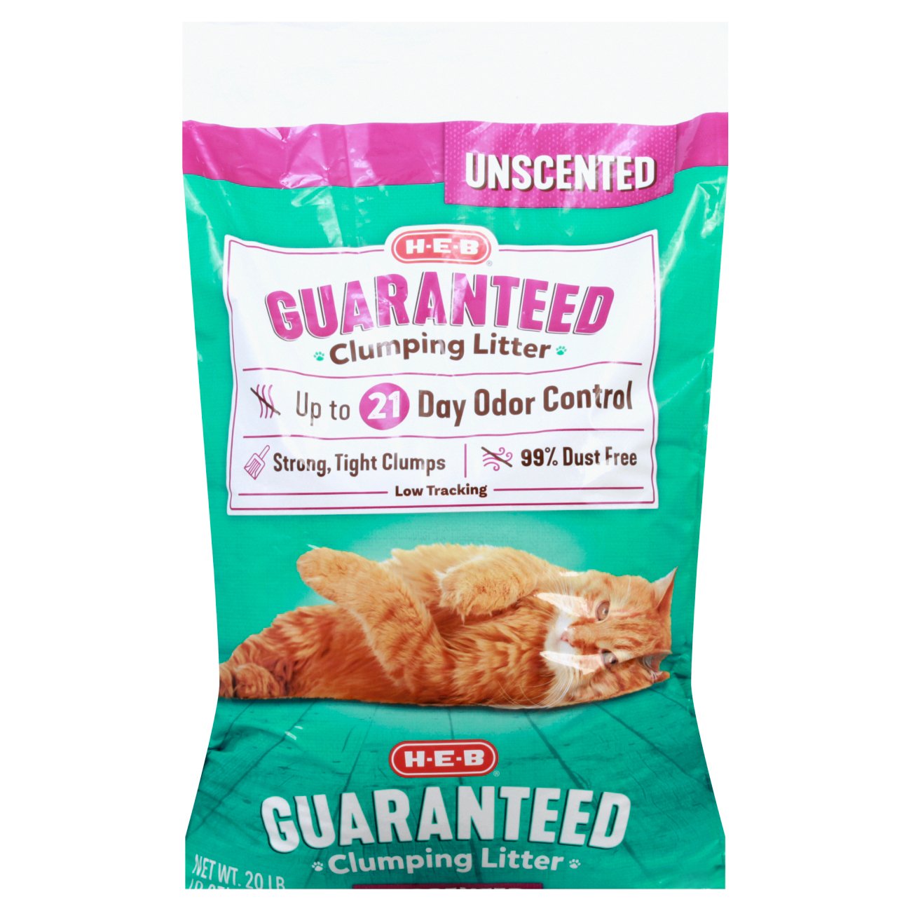 HEB Unscented Guaranteed Clumping Litter Shop Litter & litter boxes
