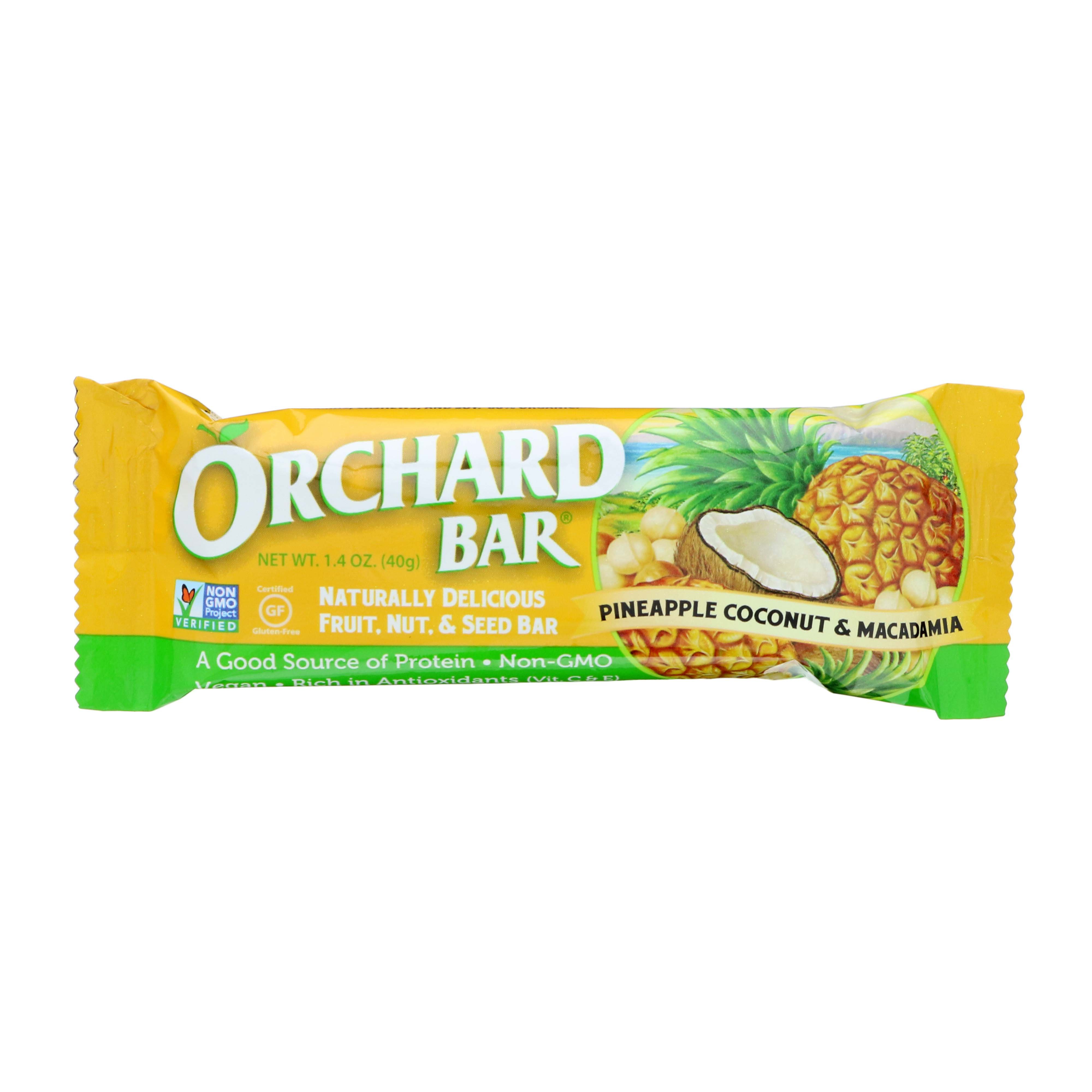 Orchard Bar Pineapple Coconut & Macadamia Shop Granola & Snack Bars