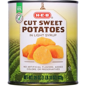 H-E-B Cut Sweet Potatoes, 29 oz