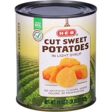H-E-B Cut Sweet Potatoes, 29 oz