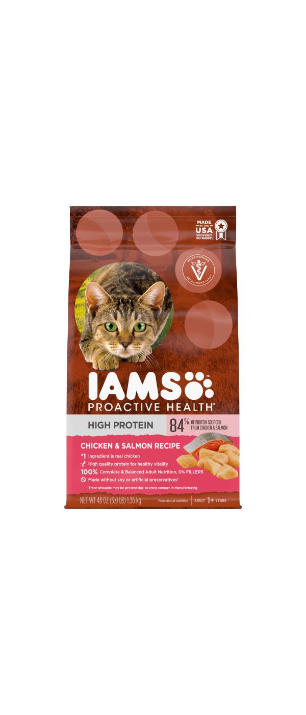 IAMS Proactive Health High Protein Chicken Salmon Cat Food