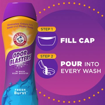 Arm & Hammer Odor Blasters In-Wash Scent Booster Beads - Fresh Burst, 24 oz