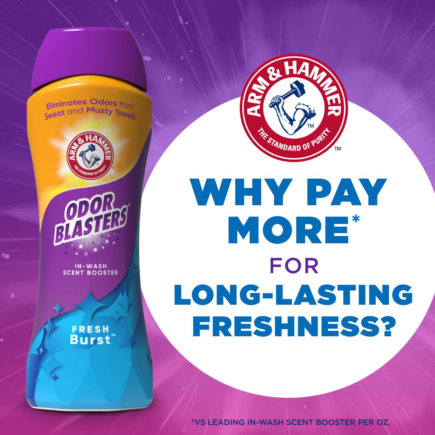 Arm & Hammer Odor Blasters In-Wash Scent Booster Beads - Fresh Burst; image 7 of 13