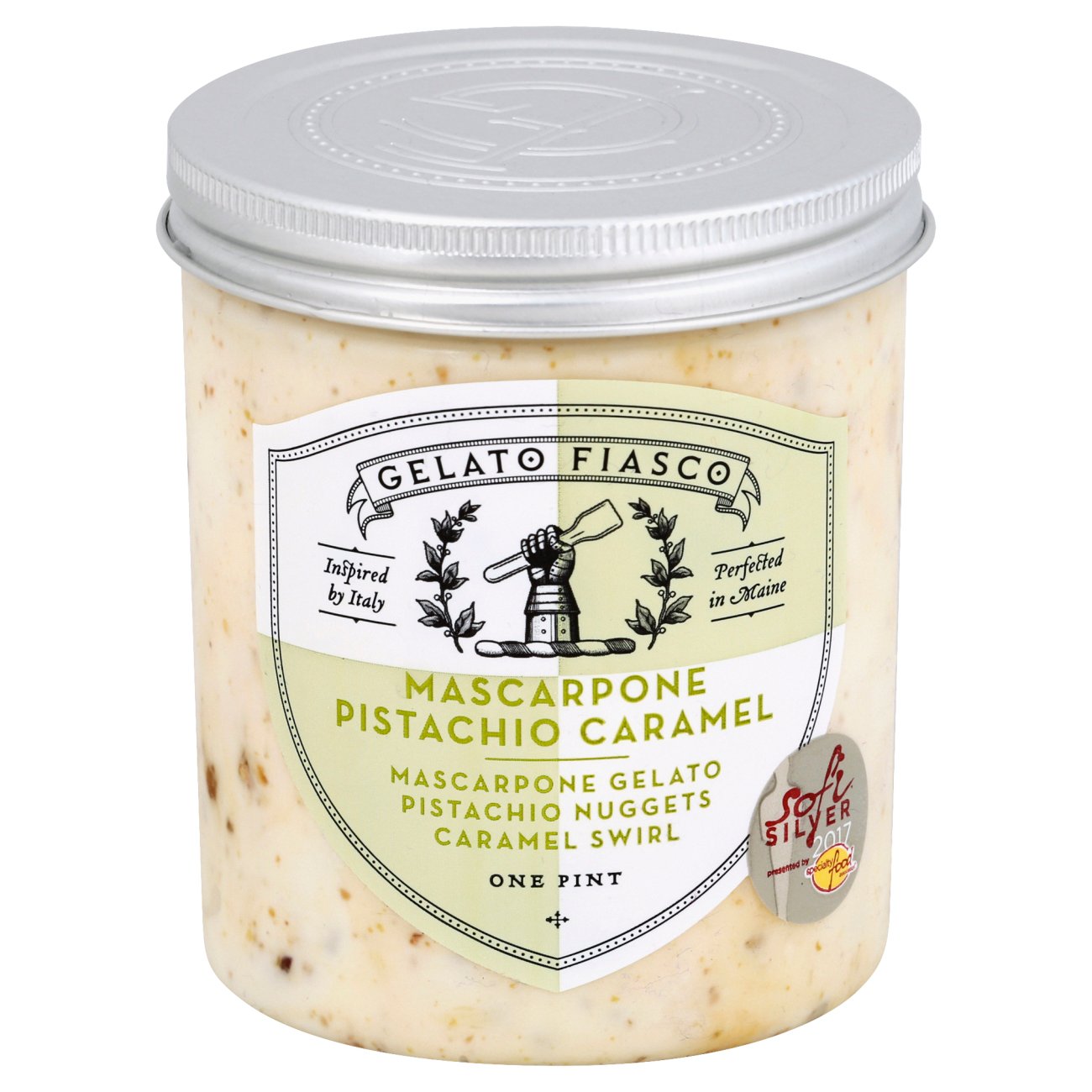 Gelato Fiasco Mascarpone Pistachio Caramel Gelato Shop Ice Cream at HEB