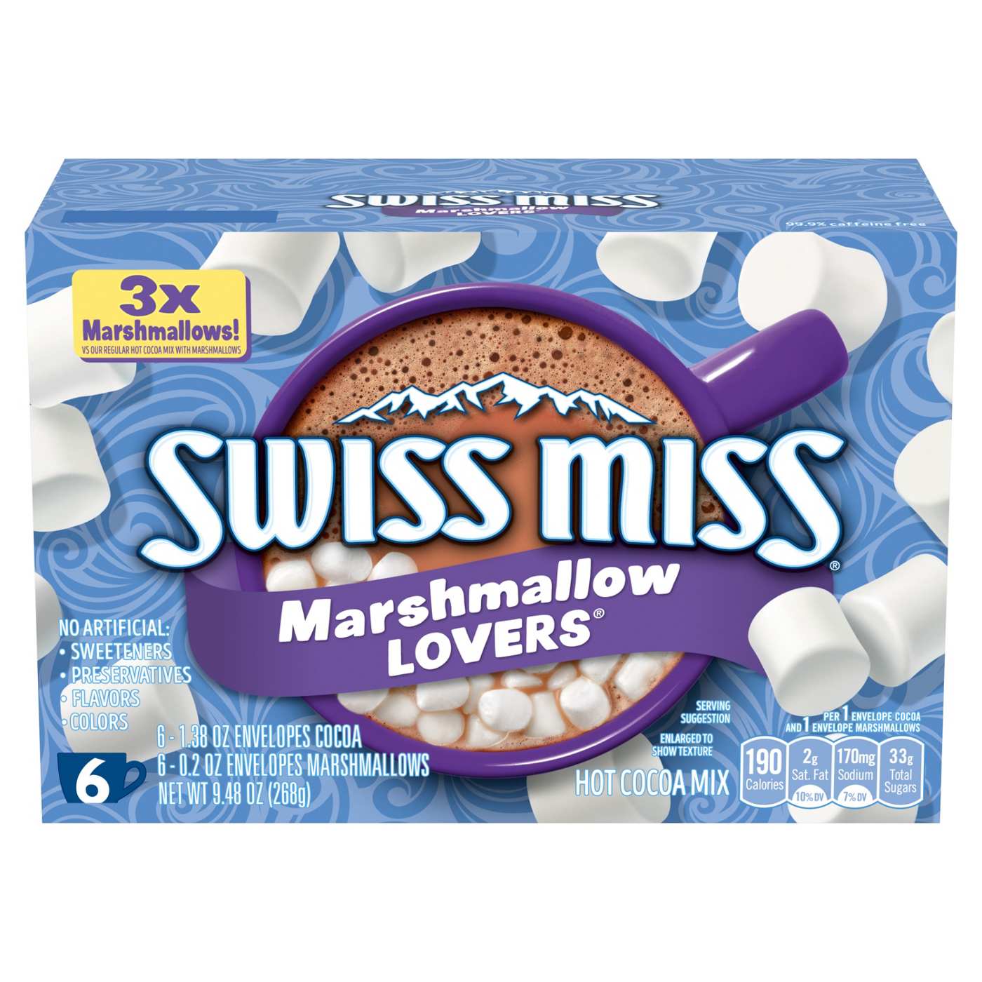 Swiss Miss Marshmallow Lovers Hot Cocoa Mix; image 1 of 7