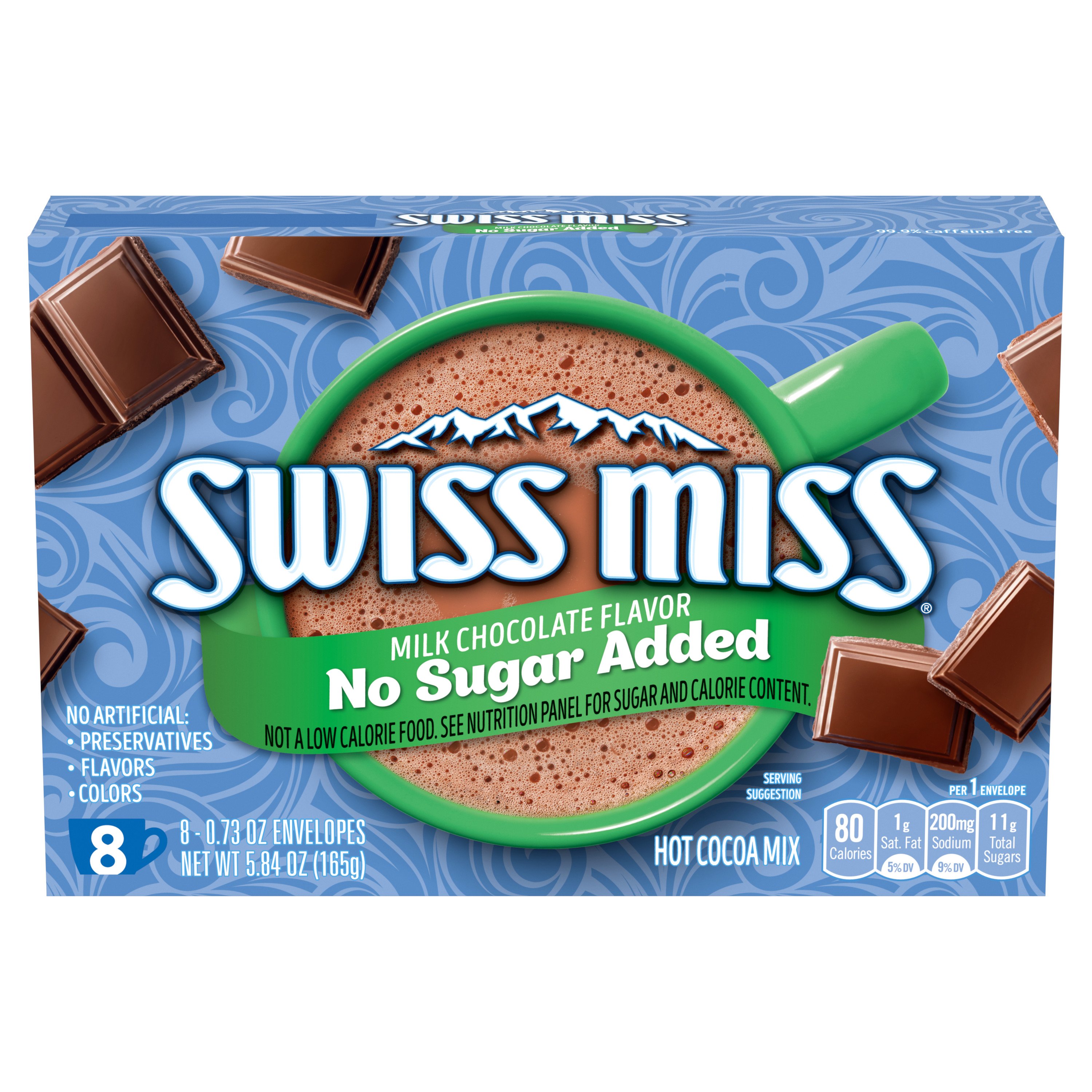 Miss chocolate. Swiss Miss Milk Chocolate. Шоколад no Sugar added. Какао Swiss Miss. Milky Chocolate no Sugar.