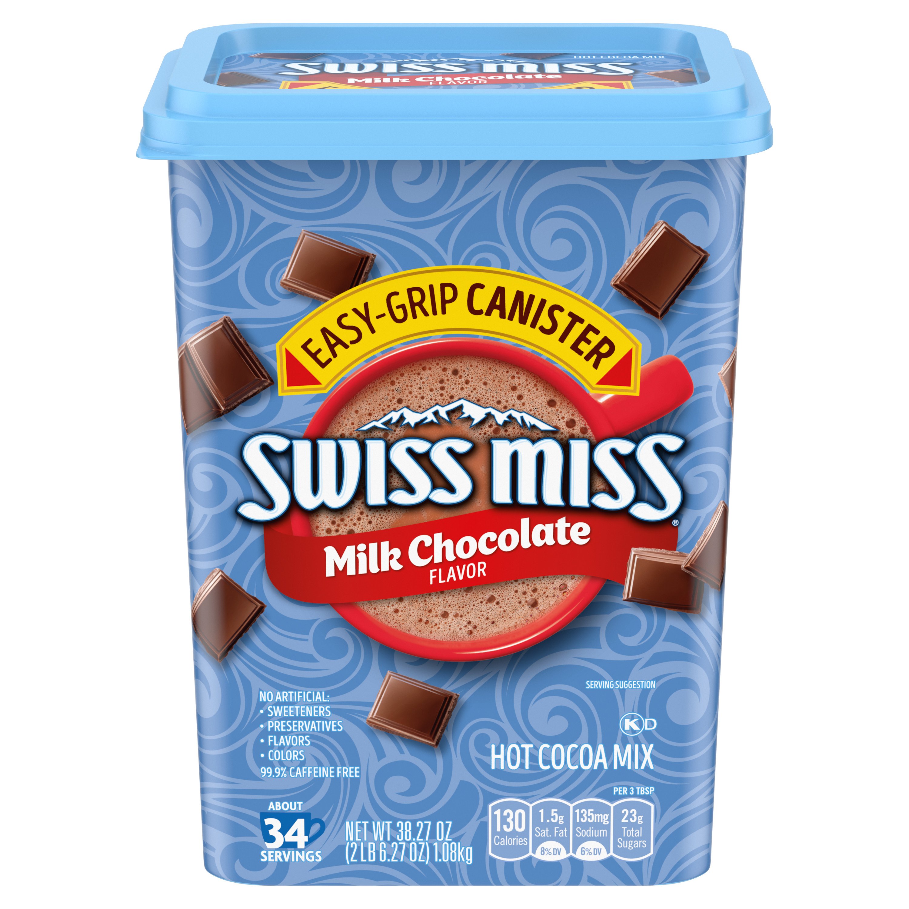 Swiss Miss Milk Chocolate Hot Cocoa (45.68 oz. Canister)