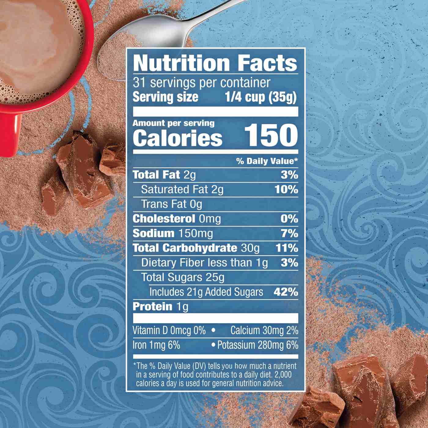 Swiss Miss Milk Chocolate Cocoa Mix Canister; image 6 of 7