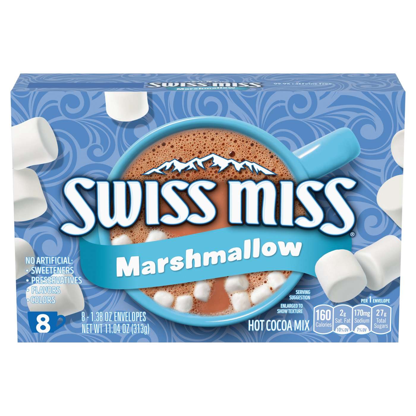 Swiss Miss Marshmallow Hot Cocoa Mix; image 1 of 6