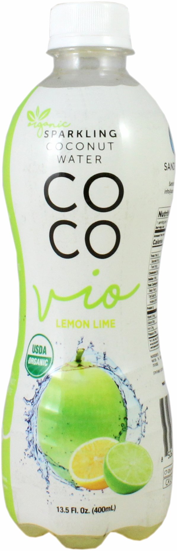 Coco Vio Sparkling Coconut Water Lemon, 13.5 oz | Central Market