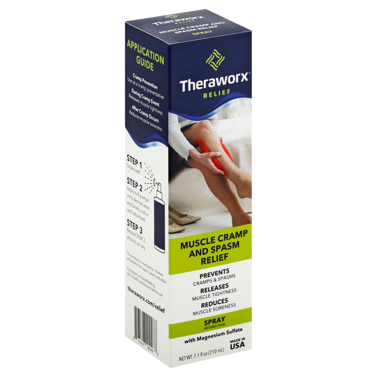 Theraworx Muscle Cramp and Spasm Relief Spray Shop Muscle & joint