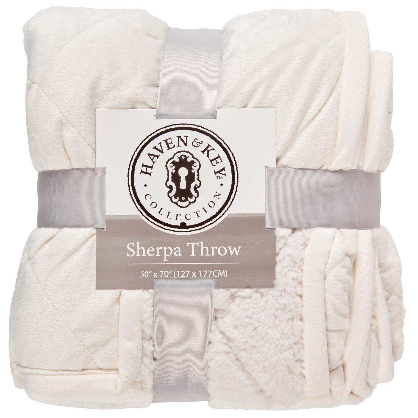 Quilted best sale sherpa throw