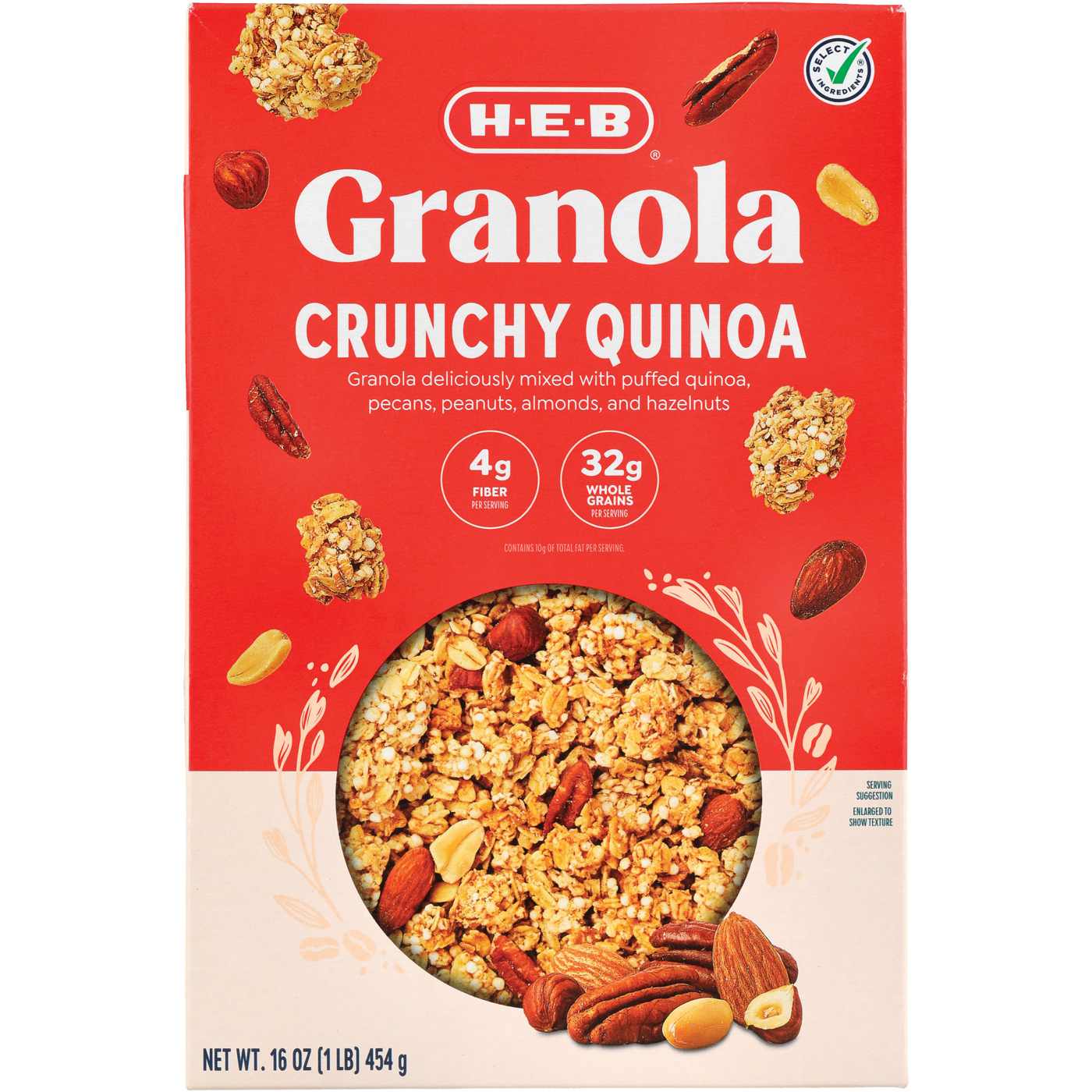 HEB Crunchy Quinoa Granola Shop Cereal at HEB