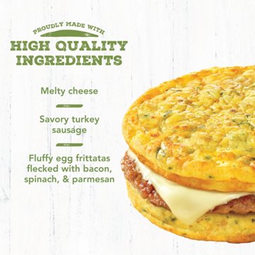 Jimmy Dean Delights Bacon, Spinach & Onion Egg'wich Breakfast Sandwiches