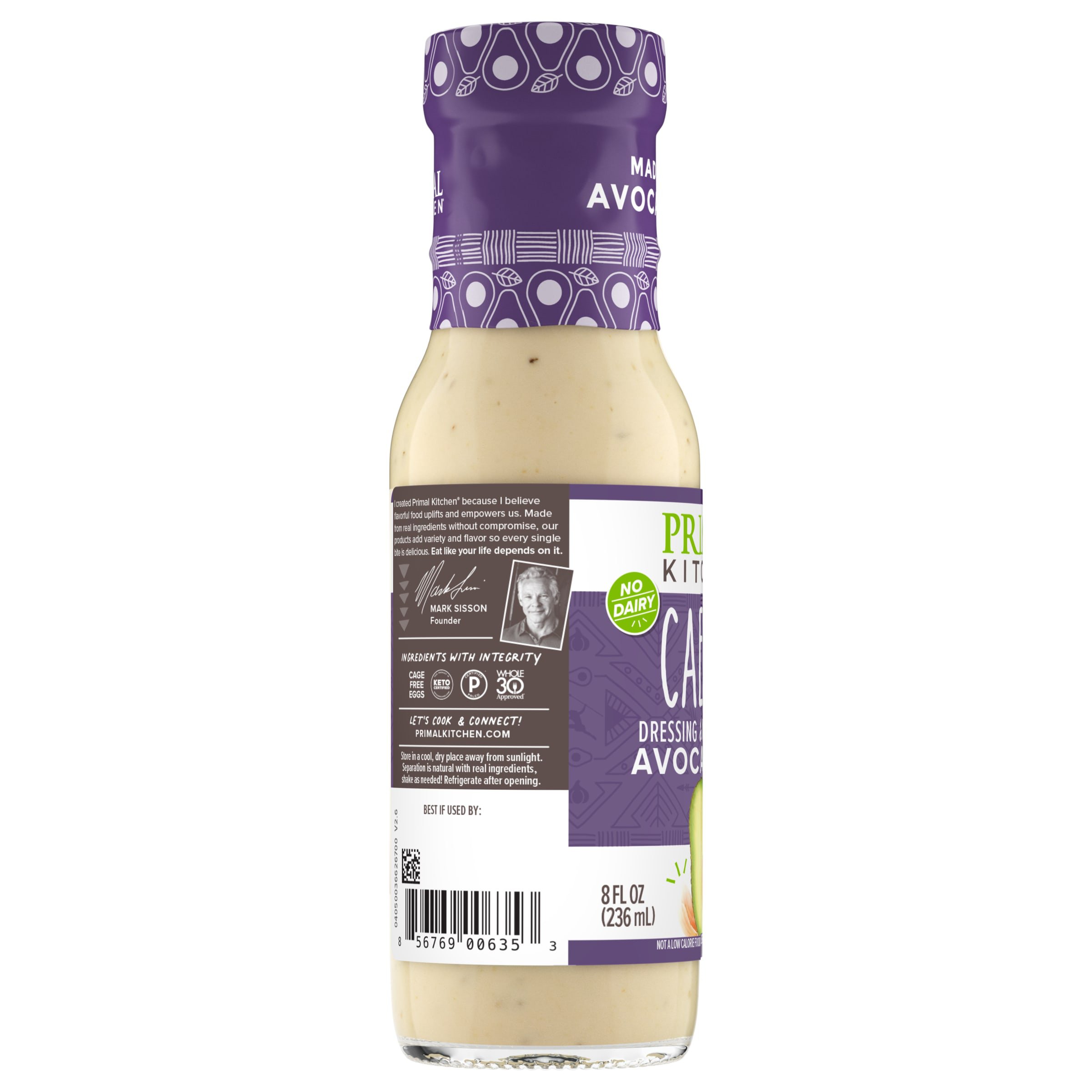 primal kitchen caesar dressing & Marinade or roasted vegetables for an easy weeknight meal. Primal Kitchen Dairy-Free Caesar Dressing